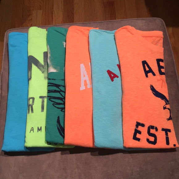 American Eagle Outfitters Other - Men’s American Eagle 6 S/S T-shirt  Bundle Sz L